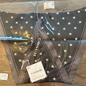 Coach Star Pattern diamond Scarf